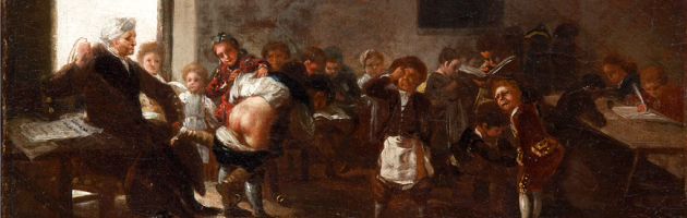 La letra con sangre entra (1785) por Francisco de Goya