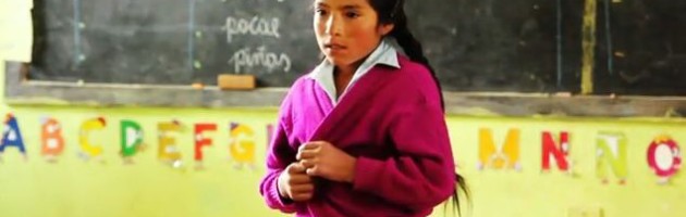 Shy Andean Girl
