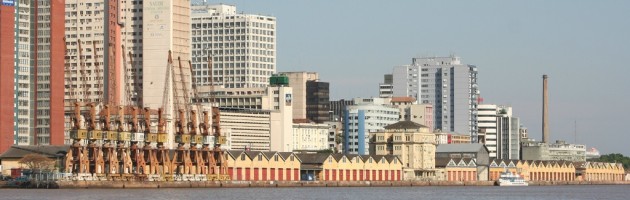 Vista parcial da cidade de Porto Alegre