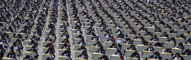 Exam assembly line